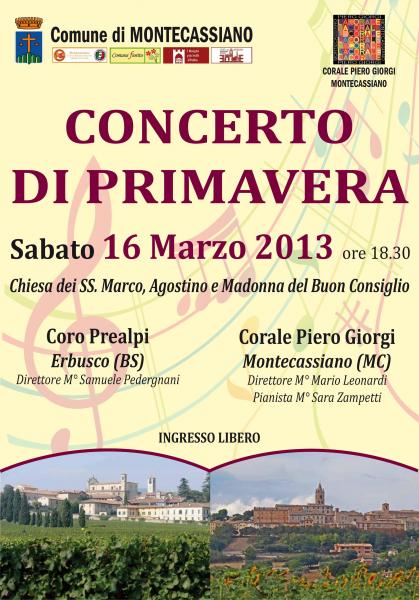 CONCERTO DI PRIMAVERA