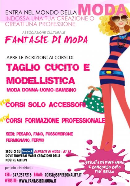 CORSI TAGLIO CUCITO E MODELLISTICA