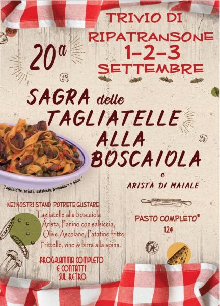 SAGRA DELLE TAGLIATELLE ALLA BOSCAIOLA