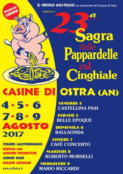 Sagra delle Pappardelle al Cinghiale 2017