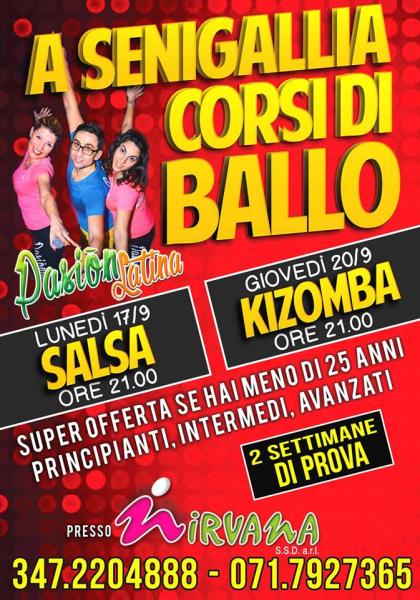 Corsi di SALSA BACHATA KIZOMBA - Due Settimane gratuite