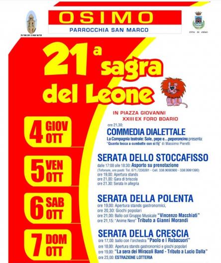 21a SAGRA DEL LEONE