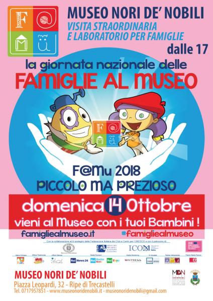 Giornata Nazionale delle FAMIGLIE AL MUSEO - F@Mu 2018