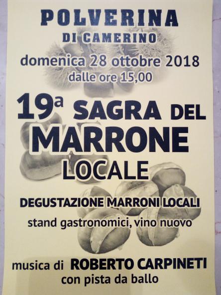 19a sagra del marrone locale