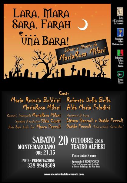 “LARA, MARA, SARA, FARAH E… UNA BARA!”