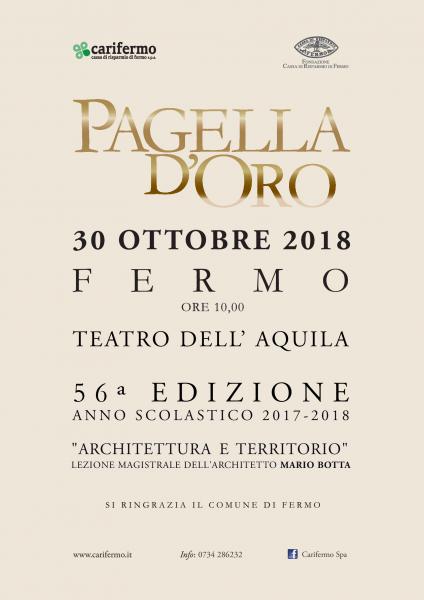 Pagella d’Oro  - 56ma edizione