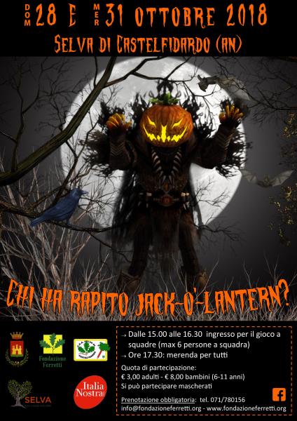 CHI HA RAPITO JACK-O'-LANTERN?