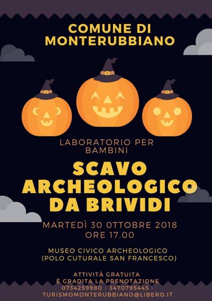 Scavo archeologico da brividi - laboratorio per bambini