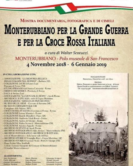 Monterubbiano per la Grande Guerra e per la Croce Rossa Italiana