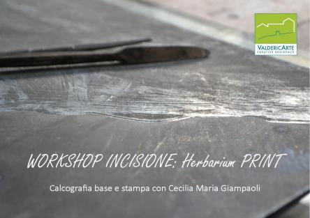 WORKSHOP INCISIONE: Herbarium PRINT