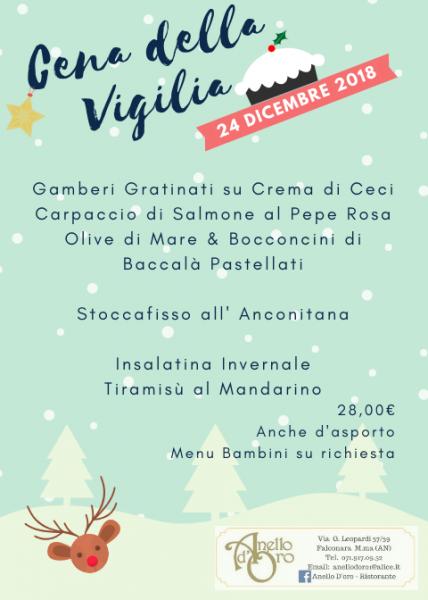 Vigilia di Natale @Anello d'oro