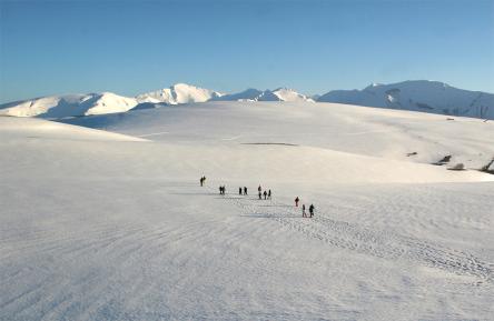 Ciaspole e neve dei Sibillini!