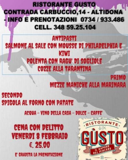 Cena di pesce con delitto !!!