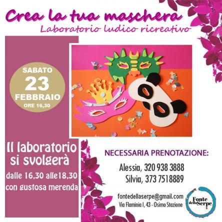 CREA LA TUA MASCHERA