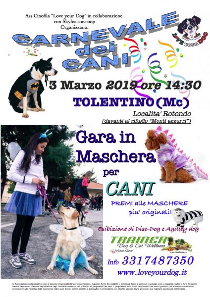 CARNEVALE per CANI