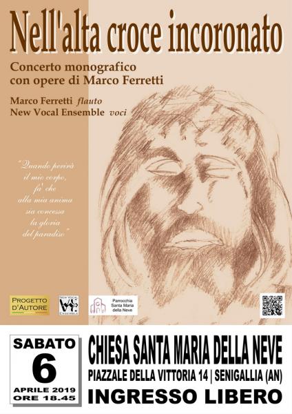 Nell'alta croce incoronato