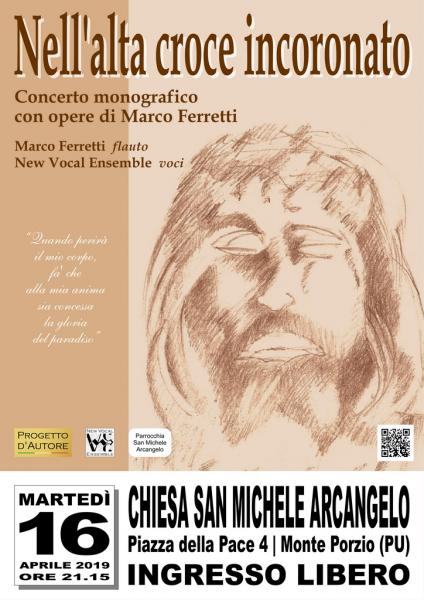 Nell'alta croce incoronato