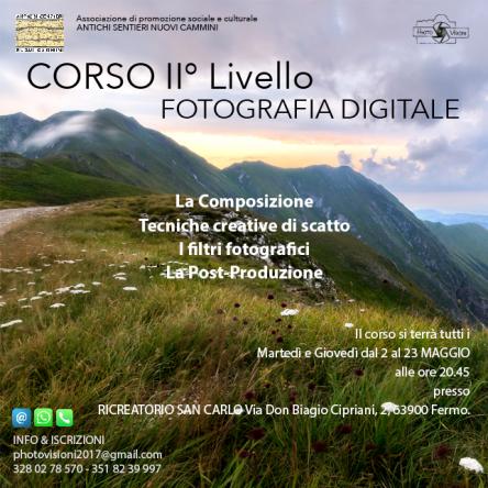 Corso Fotografia Digitale II° Livello