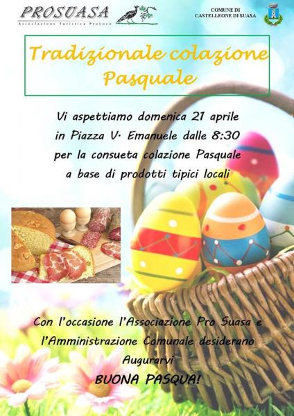 Tradizionale colazione Pasquale