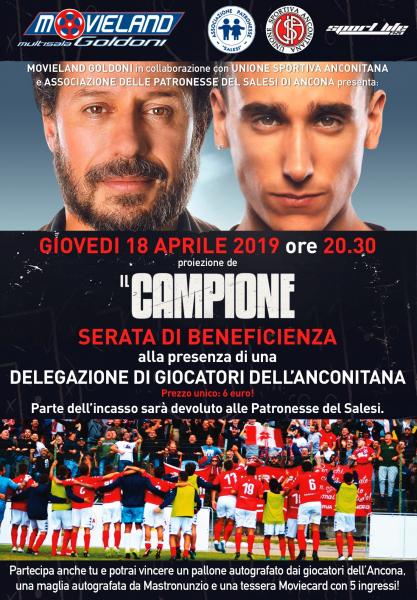 IL CAMPIONE serata di beneficienza