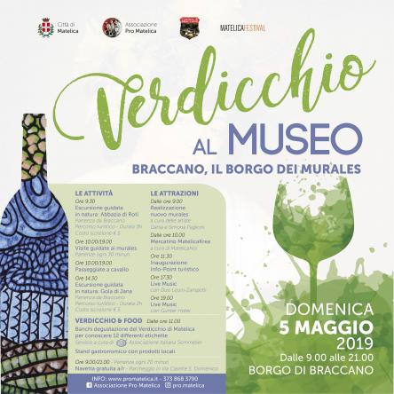 Verdicchio al Museo a Braccano - il Borgo dei Murales