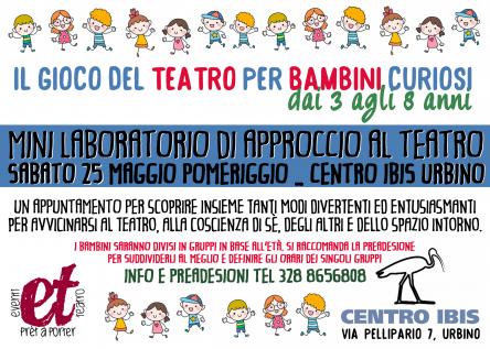 Il gioco del Teatro per bambini curiosi (3 - 8 anni)