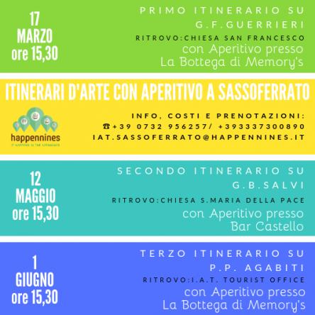 Itinerari d'Arte con aperitivo