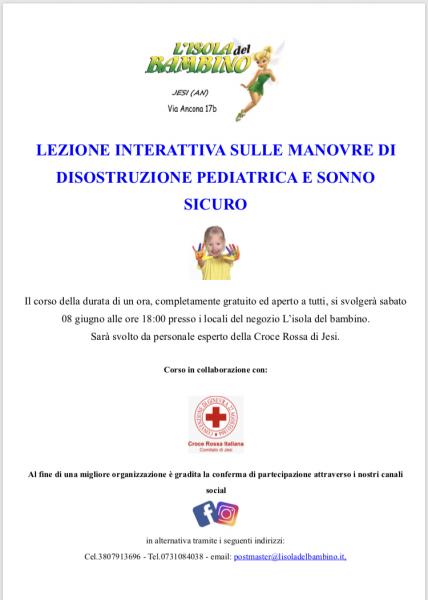 Lezione manovre disostruzione pediatrica