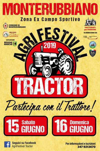 Agrifestival Tractor 15 e 16 giugno 2019