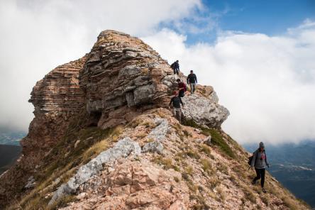 La fantastica cresta del Monte Sibilla
