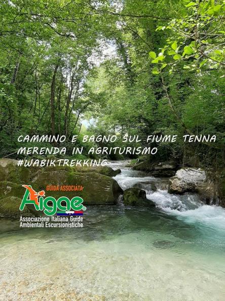 Fiume Tenna: river trekking e merenda sibillina.