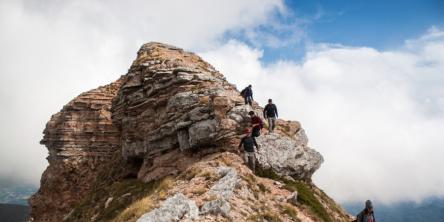 La fantastica cresta del Monte Sibilla