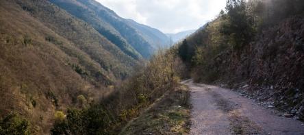 Il torrente Rio Sacro: nella valle degli eremiti