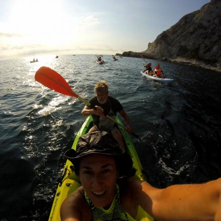 l'Alba al Conero: in canoa da Portonovo e colazione alla spiaggia delle Due Sorelle