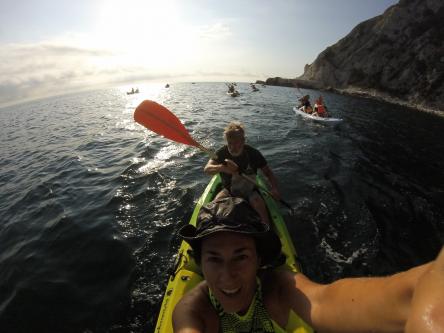 Alba al Conero in Canoa e colazione alla Baia delle Due Sorelle