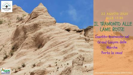 Sibillini: Il tramonto alle Lame Rosse