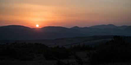 Santuario di Macereto al tramonto