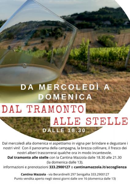 Dal tramonto alle stelle