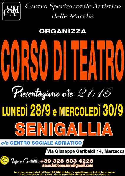 PRESENTAZIONE CORSO DI TEATRO