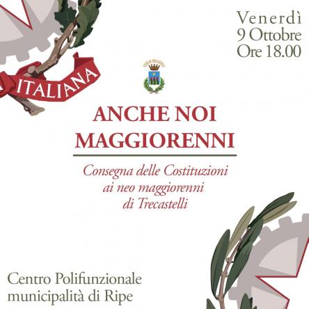 ANCHE NOI MAGGIORENNI