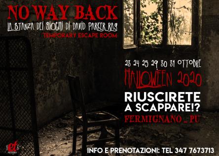 No Way Back. Temporary Horror Escape Room.