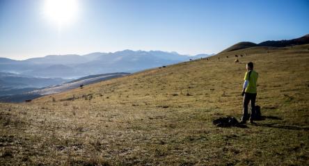 Sopra l'altopiano di Montelago