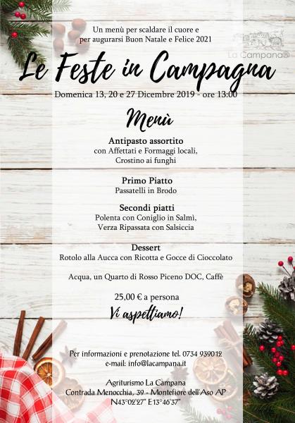 Le Feste in campagna