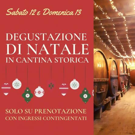 Degustazione di Natale in Cantina Storica e Laboratorio di Cesti