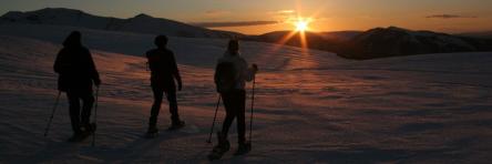 Ciaspolata al tramonto ai Piani di Ragnolo