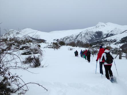 Ciaspolata a Frontignano, al cospetto del Monte Bove