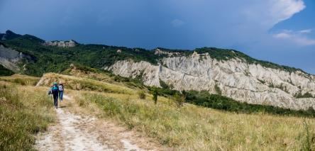 Gli straordinari calanchi del Monte Ascensione
