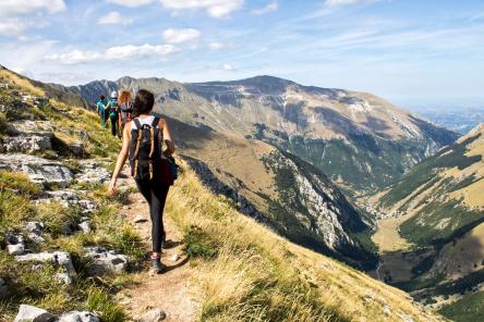 Lago di Pilato da Fonte San Lorenzo