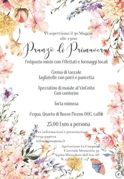 Ultima Domenica di Primavera!