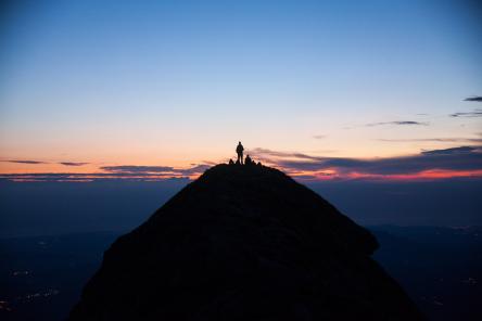 Tramonto dal monte Sibilla
